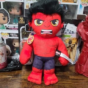Marvel Plush Talkers Red Hulk 11.75-Inch Plush with Sound